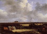 Jacob van Ruisdael View of Haarlem with Bleaching Grounds painting